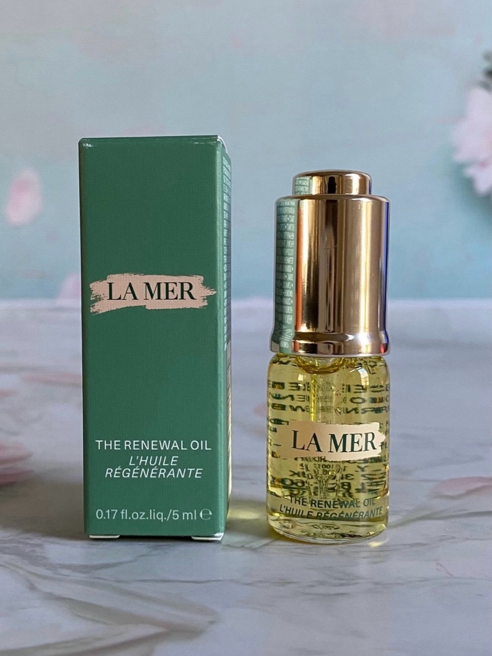 NIB La Mer The Renewal Oil With Dropper 0.17oz / 5ml, Authentic